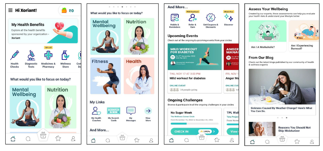 Wellness application